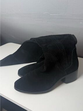 Vince Camuto Black Suede Ankle Boots